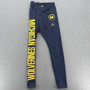 Women's Nike Jordan Jumpman Navy MICHIGAN WOLVERINES BASKETBALL Leggings Size M